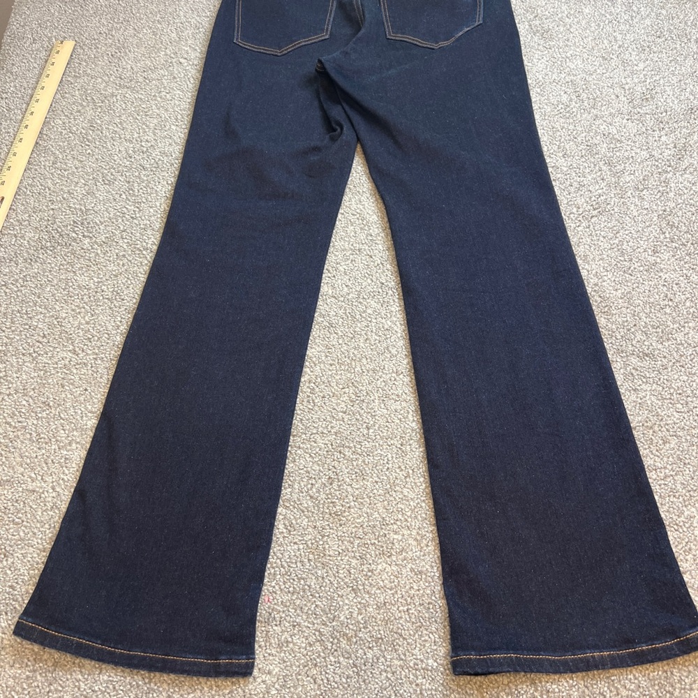 Ann Taylor curvy boot cut jeans womens 6 dark wash mid rise curvy boot denim - Picture 6 of 15